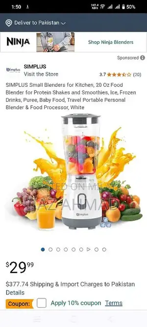 Photo - Simplus  juicer new condition not use
