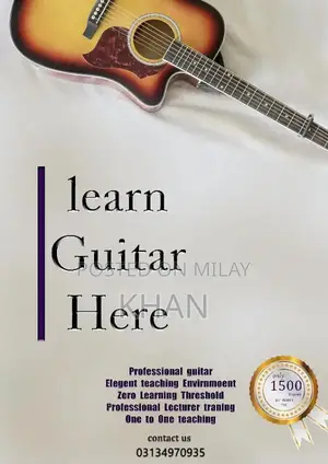 Photo - guitar teacher