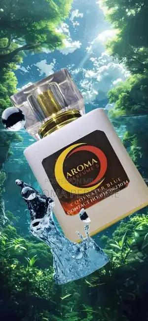 Photo - Cool water blue perfume