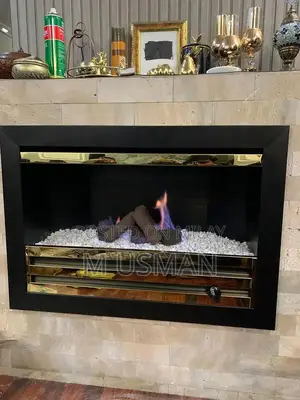 Photo - gas fire place -   fire place