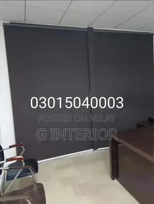 Photo - Window blinds/Heat and sunlight controlled fabric
