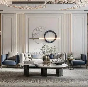 Photo - PVC Molding Wall. Meadia LED Wall. WPC Panel. Blind. Wallpap