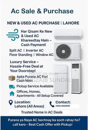 Photo - Old Ac Sale Purchase /Ac Purchase/Dc inverter Ac/split Ac/wi