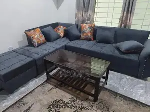 Photo - L shape sofa set in Master Molty foam