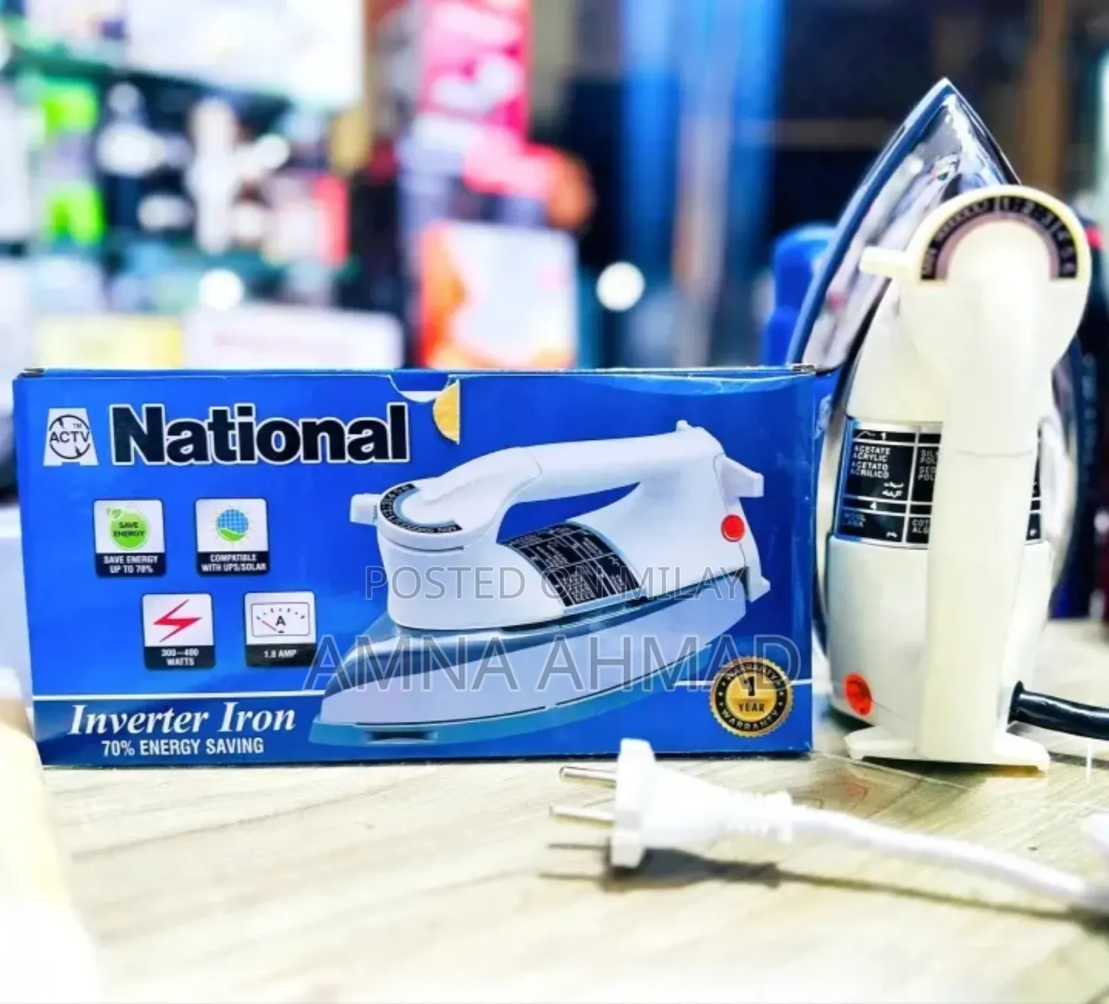National Inverter Iron, 70% Energy-Saving, Ups/Solar 400w O32148o966o