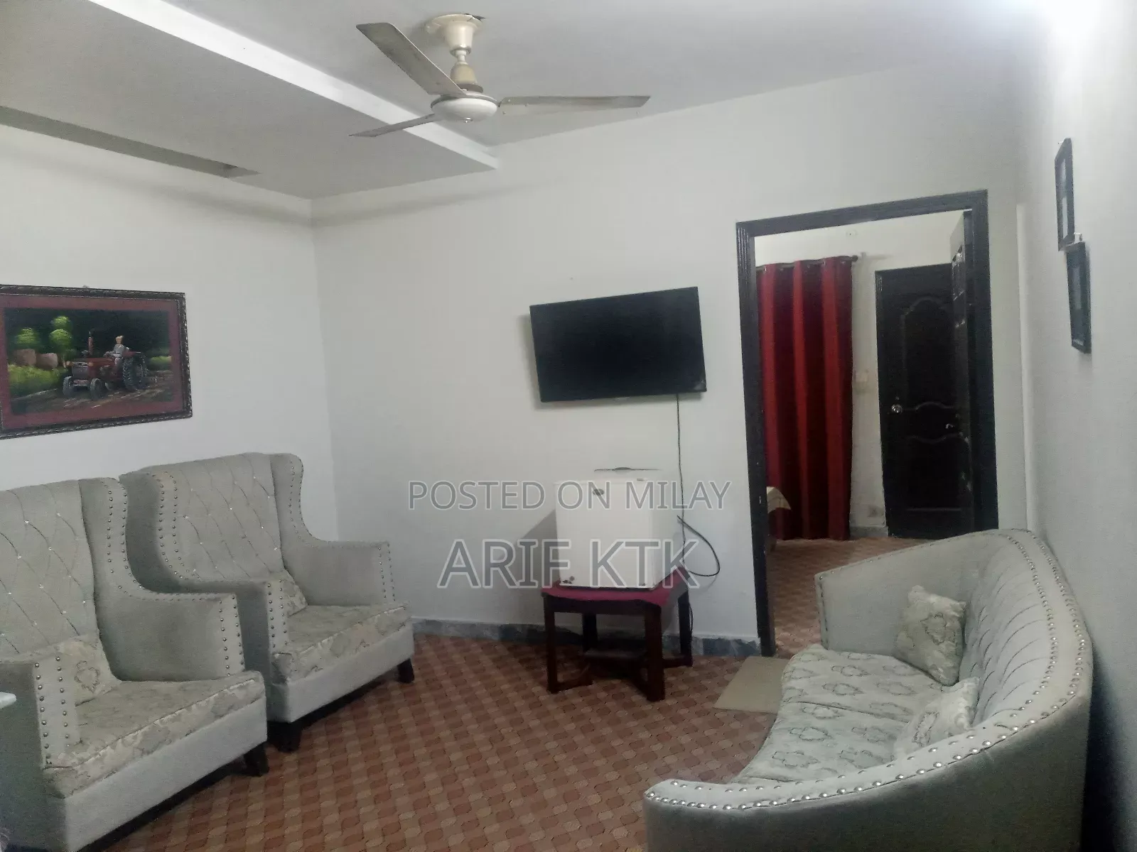 Furnished 1bdrm Apartment in New Smart, D-17 for rent