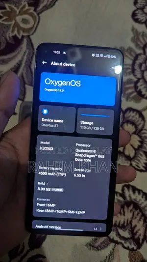 OnePlus 8T 128 GB Silver