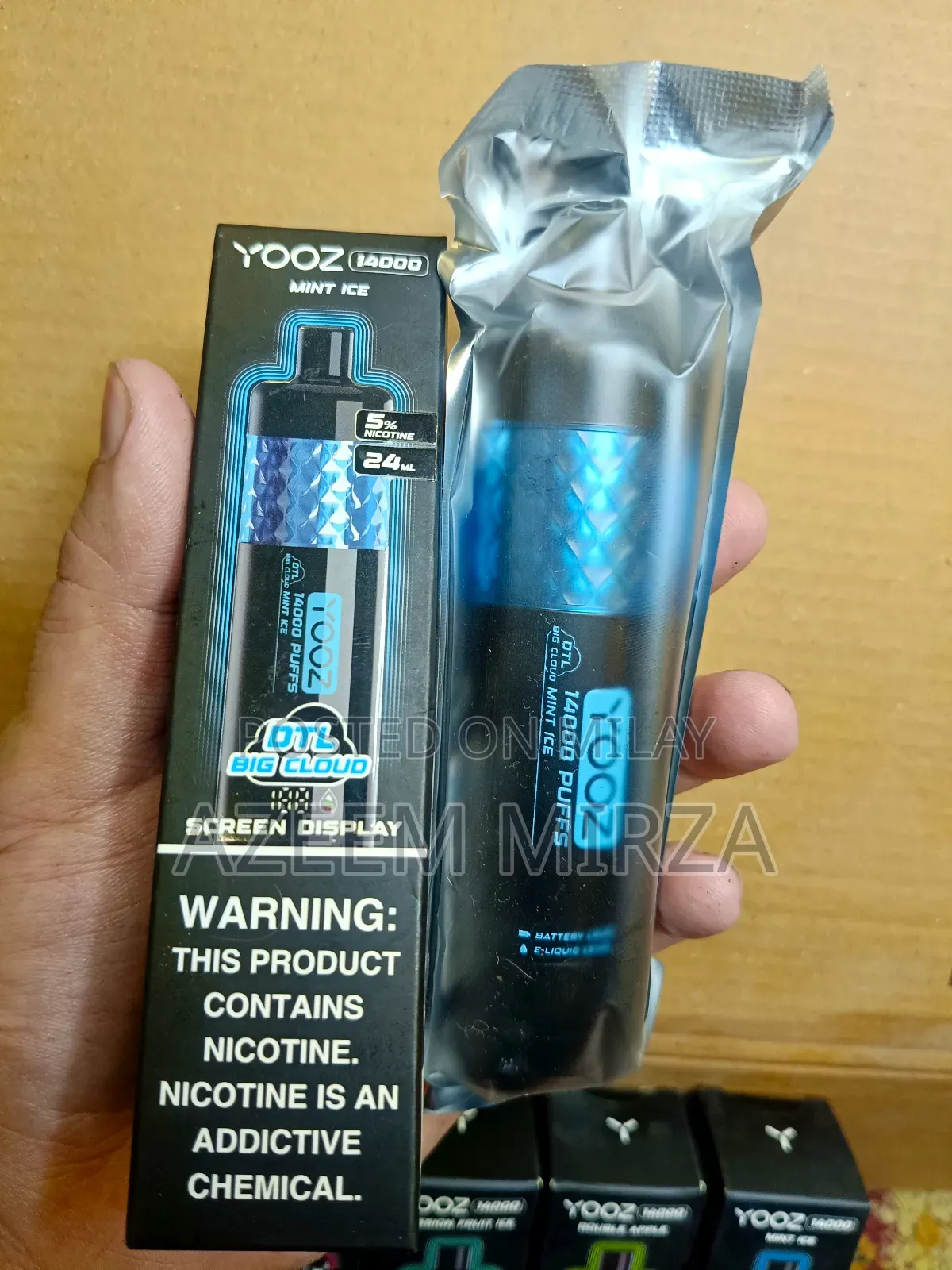 Yooz 14000 Puff | Device | With Display Screen | Long Lasting Battery