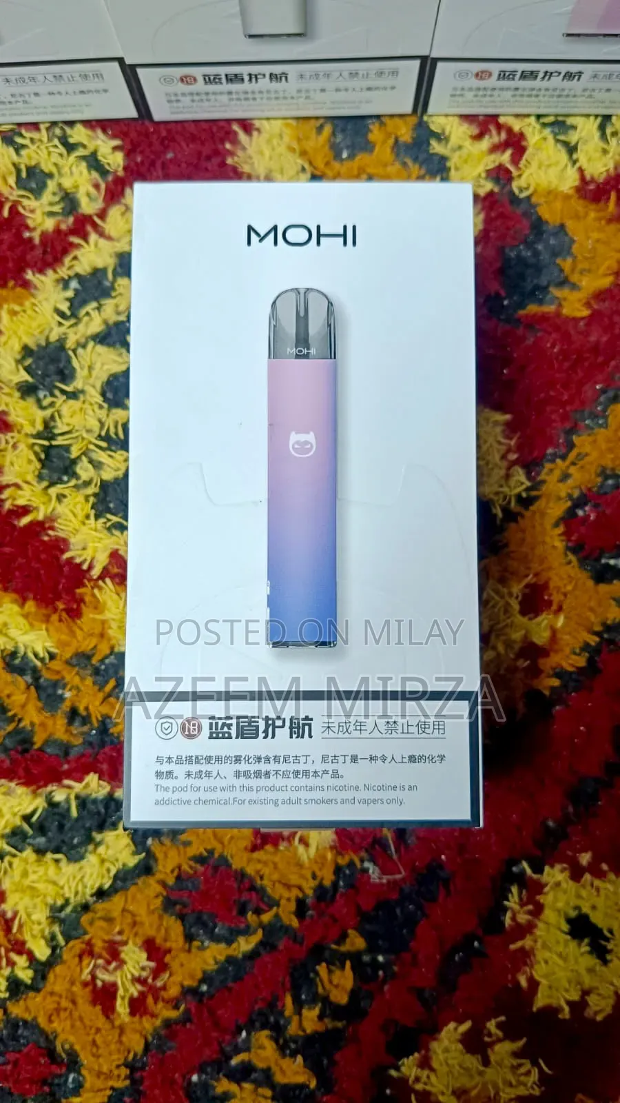 Mohi Pod | Refillable | With 30ml Flavour Free |