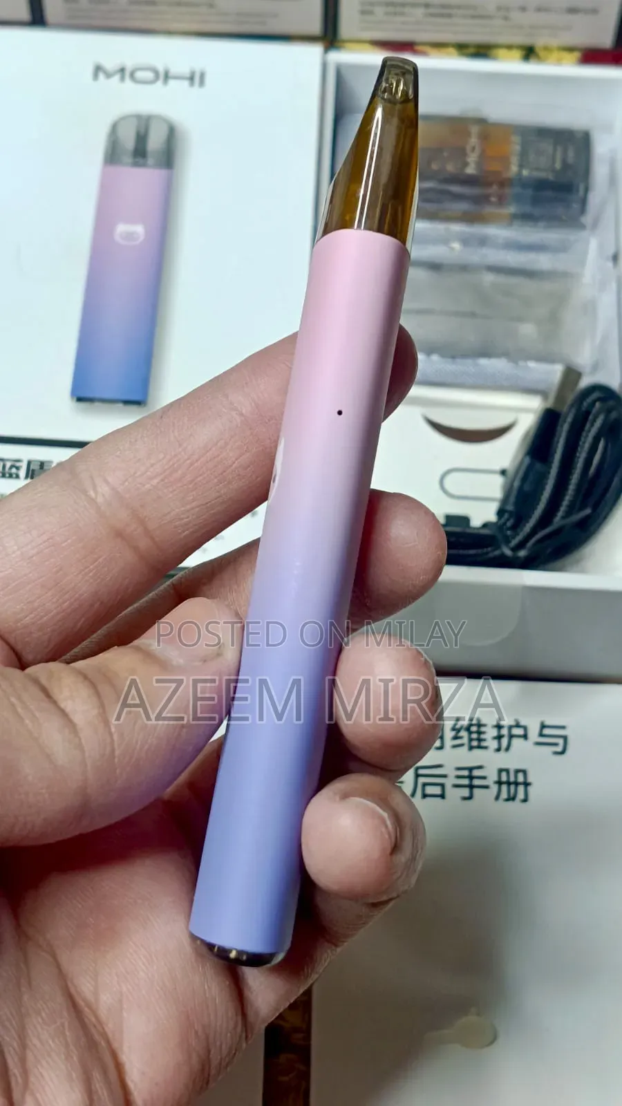 Mohi Pod | Refillable | With 30ml Flavour Free |