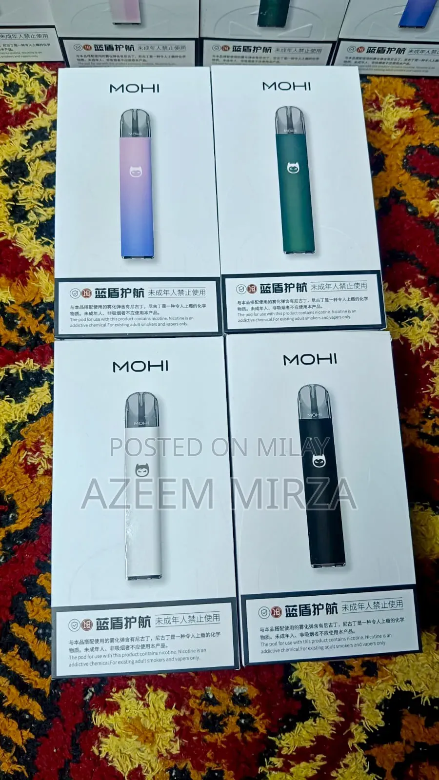 Mohi Pod | Refillable | With 30ml Flavour Free |
