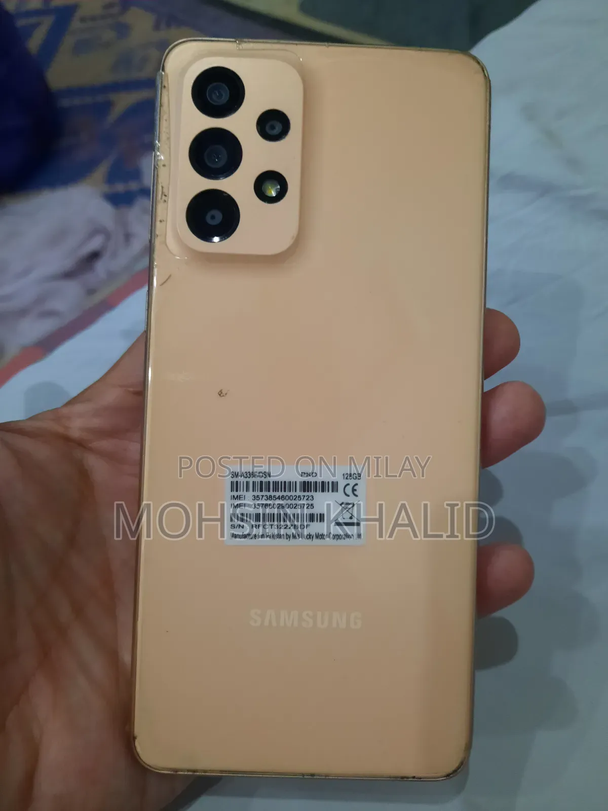 New Samsung Galaxy A33 5G 128 GB Rose Gold