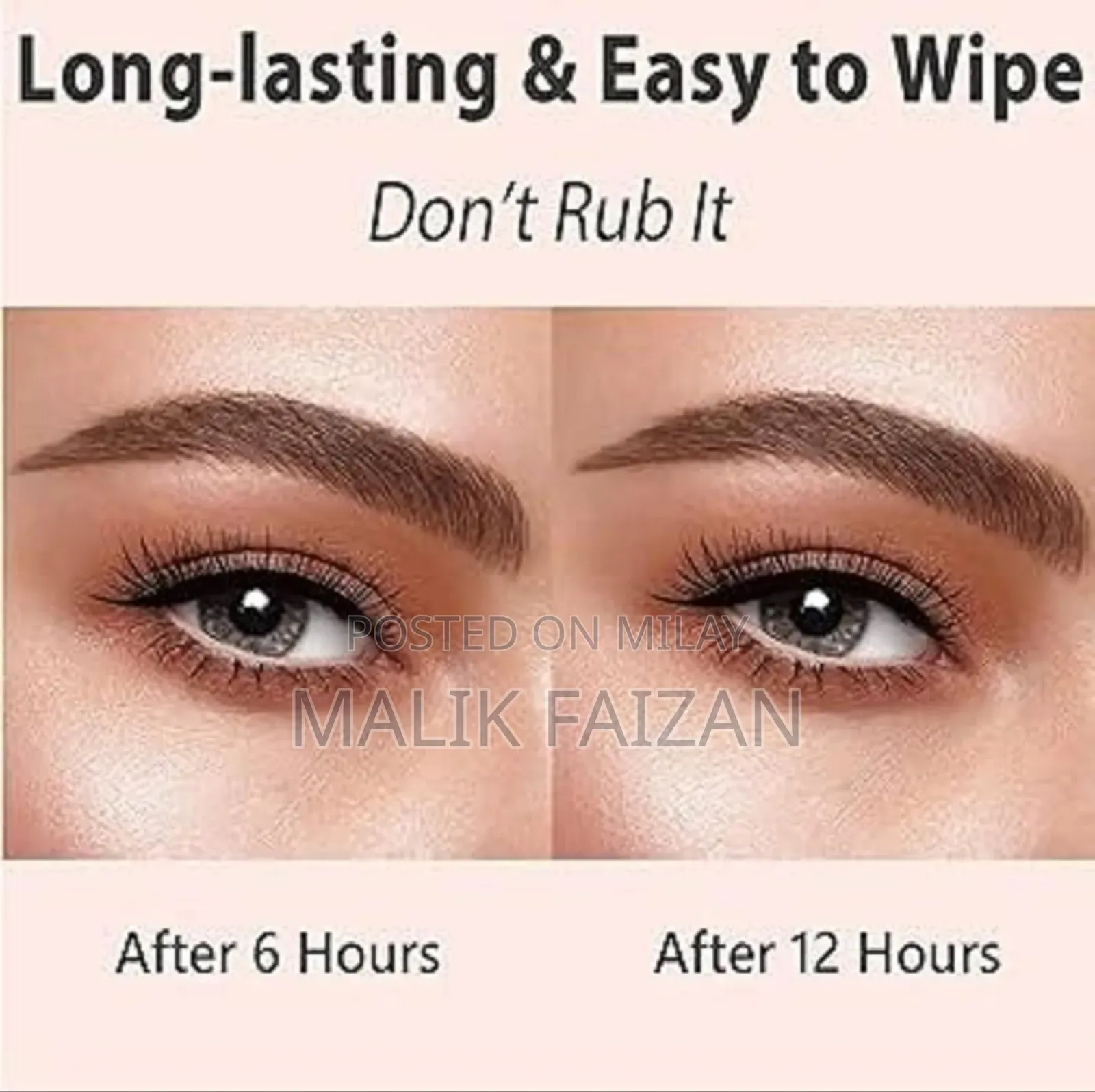 Waterproof Smudge Proof Eyebrow Pencil - 1 PCS