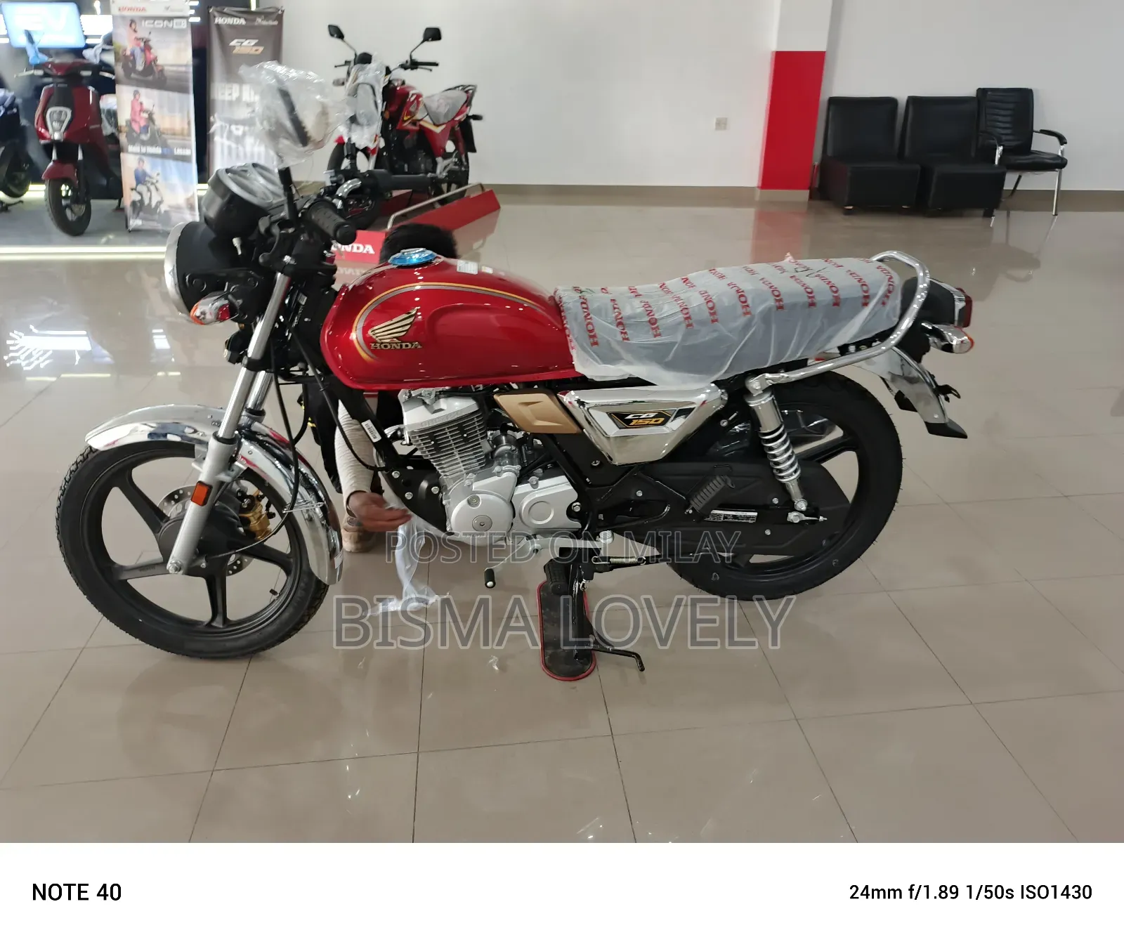 New Honda CB 2025 Red