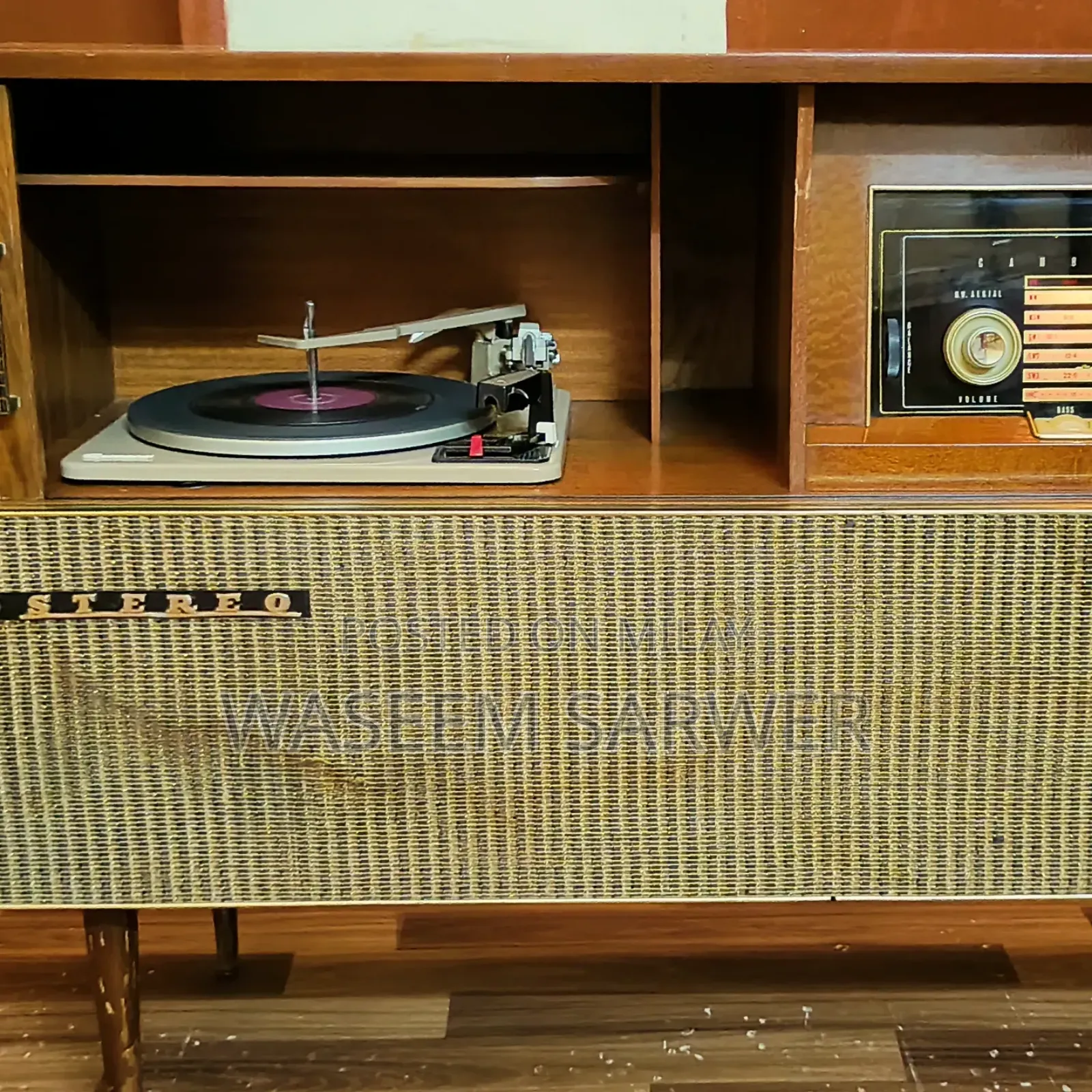 Pye Radiogram Gramophone Turntable Vinyl Record