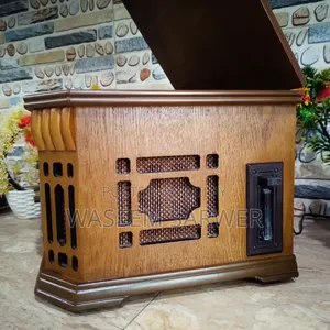 Wooden Turntable Gramophone Record Player Antique