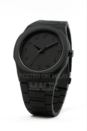 Black Arabic Aura Watch