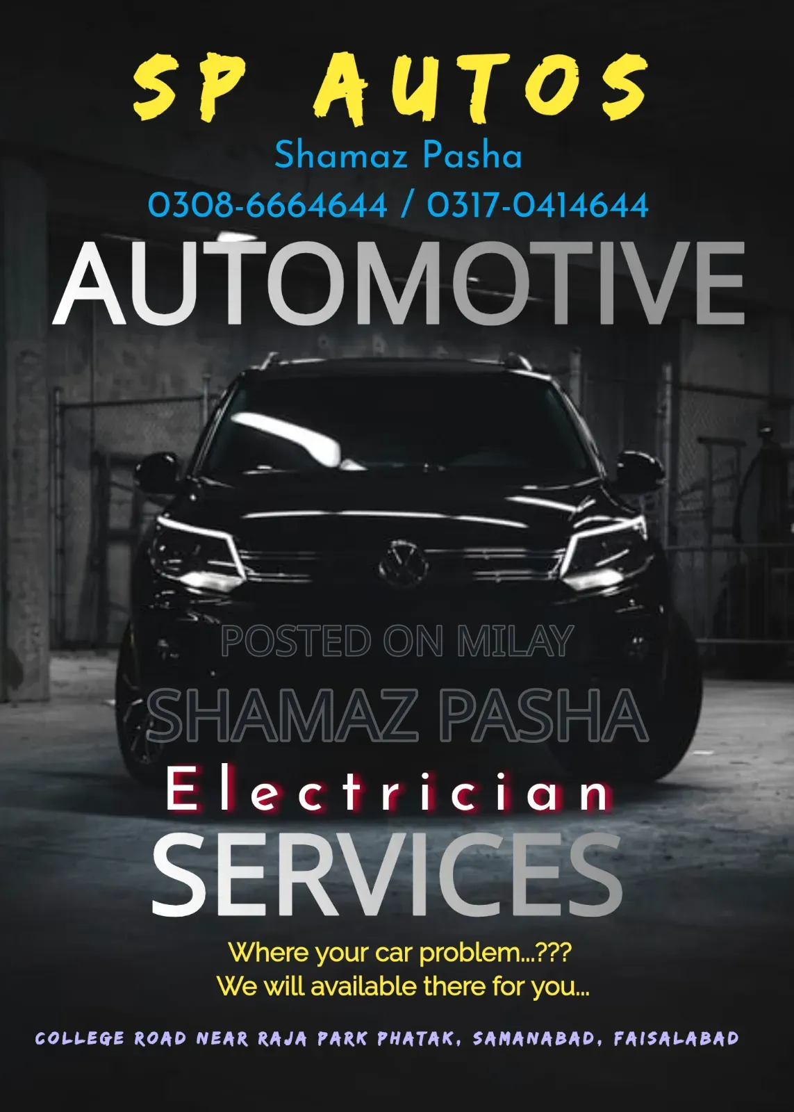Sp Autos Electrician Mechanical Works