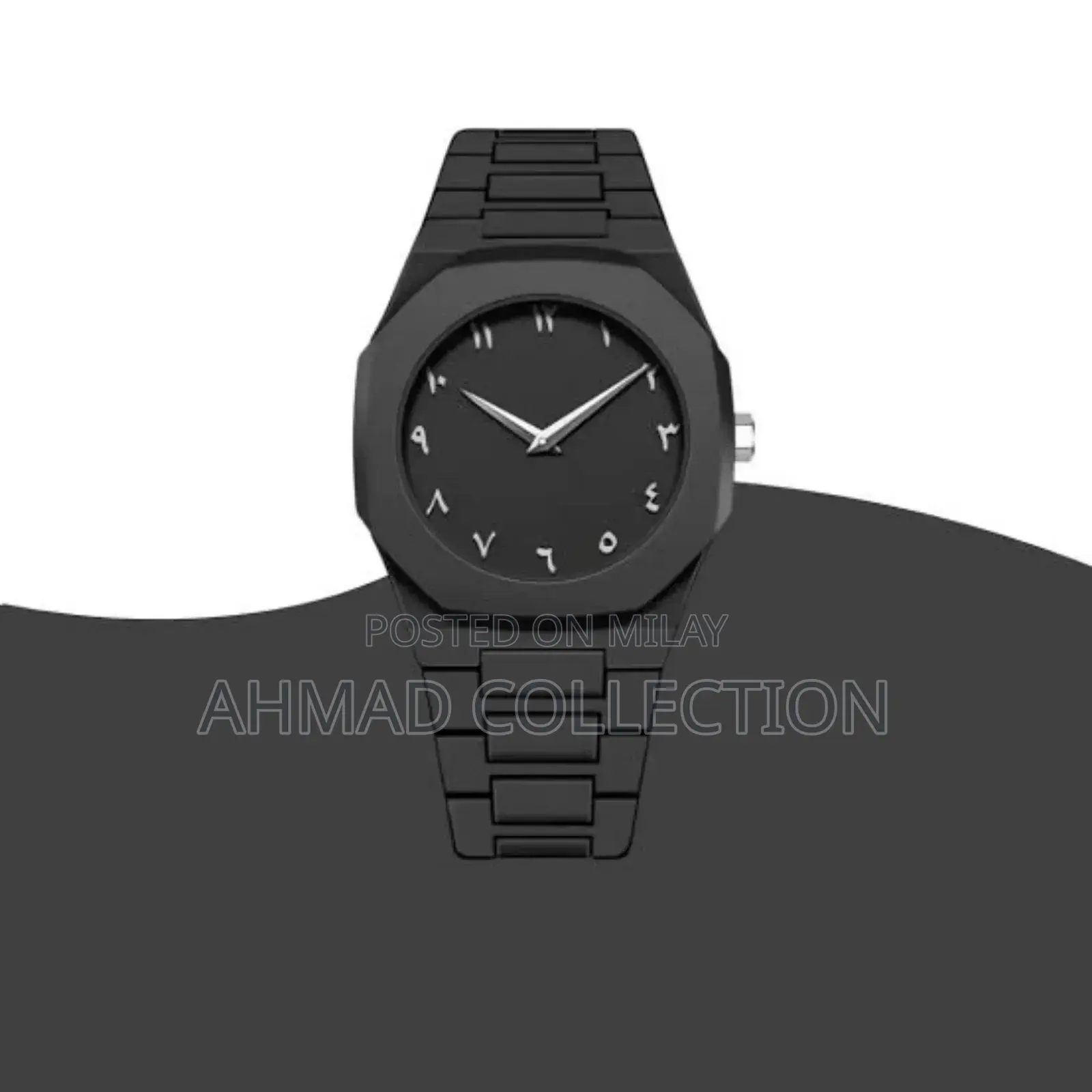 Arabic Aura Black Watch Lightweight, Elegantly Timeless Best Quality