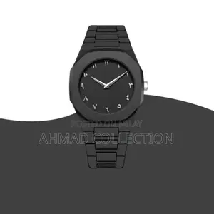 Arabic Aura Black Watch Lightweight, Elegantly Timeless Best Quality