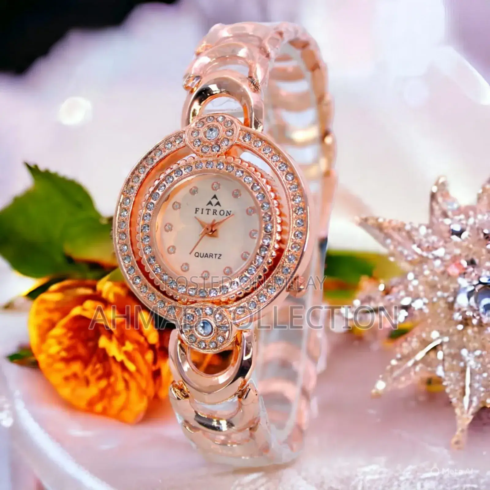 Fitron Luxury Girl's Fashion Watch Unique Design