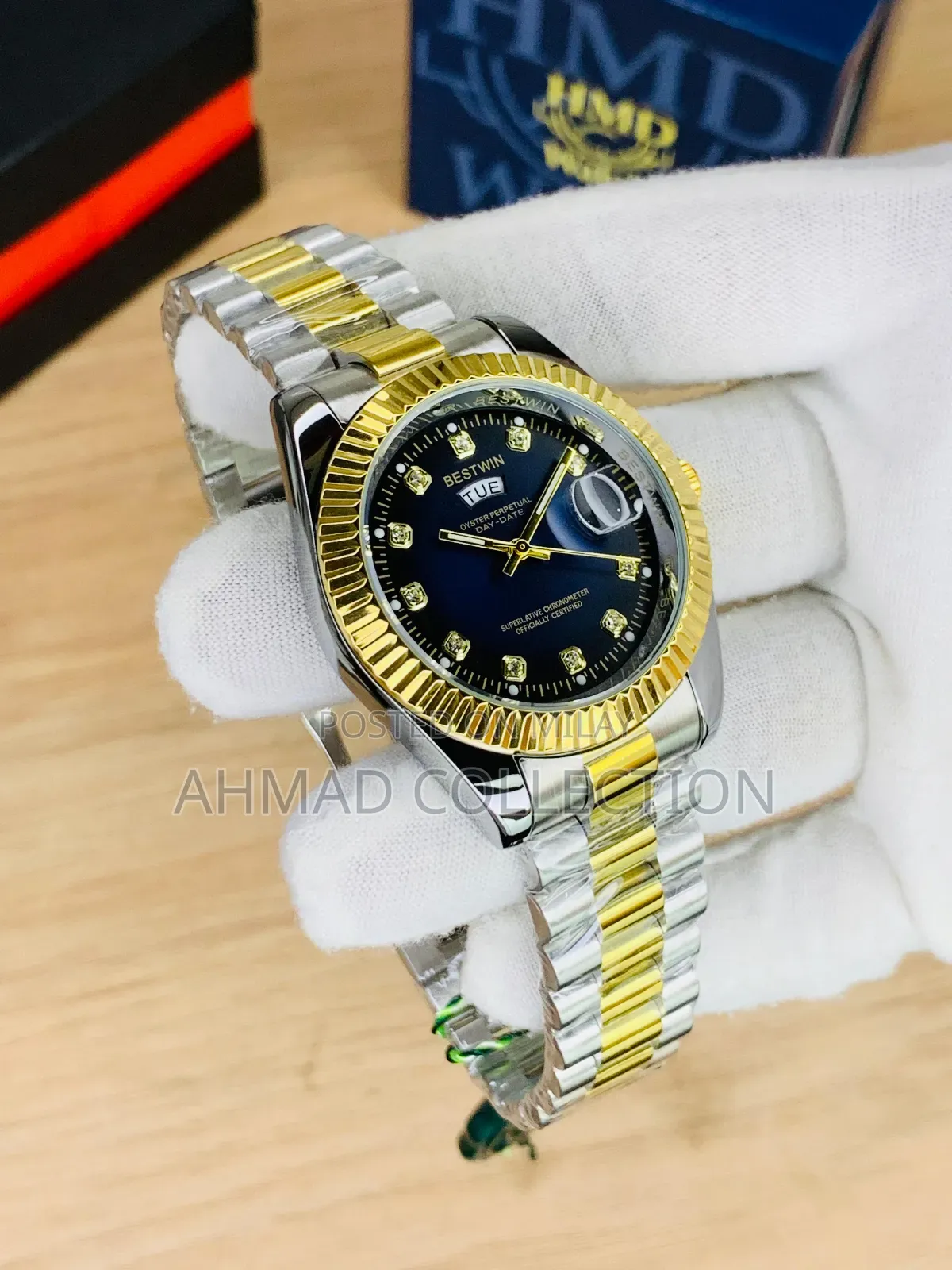 Bestwin Luxury Quartz Wristwatch Black