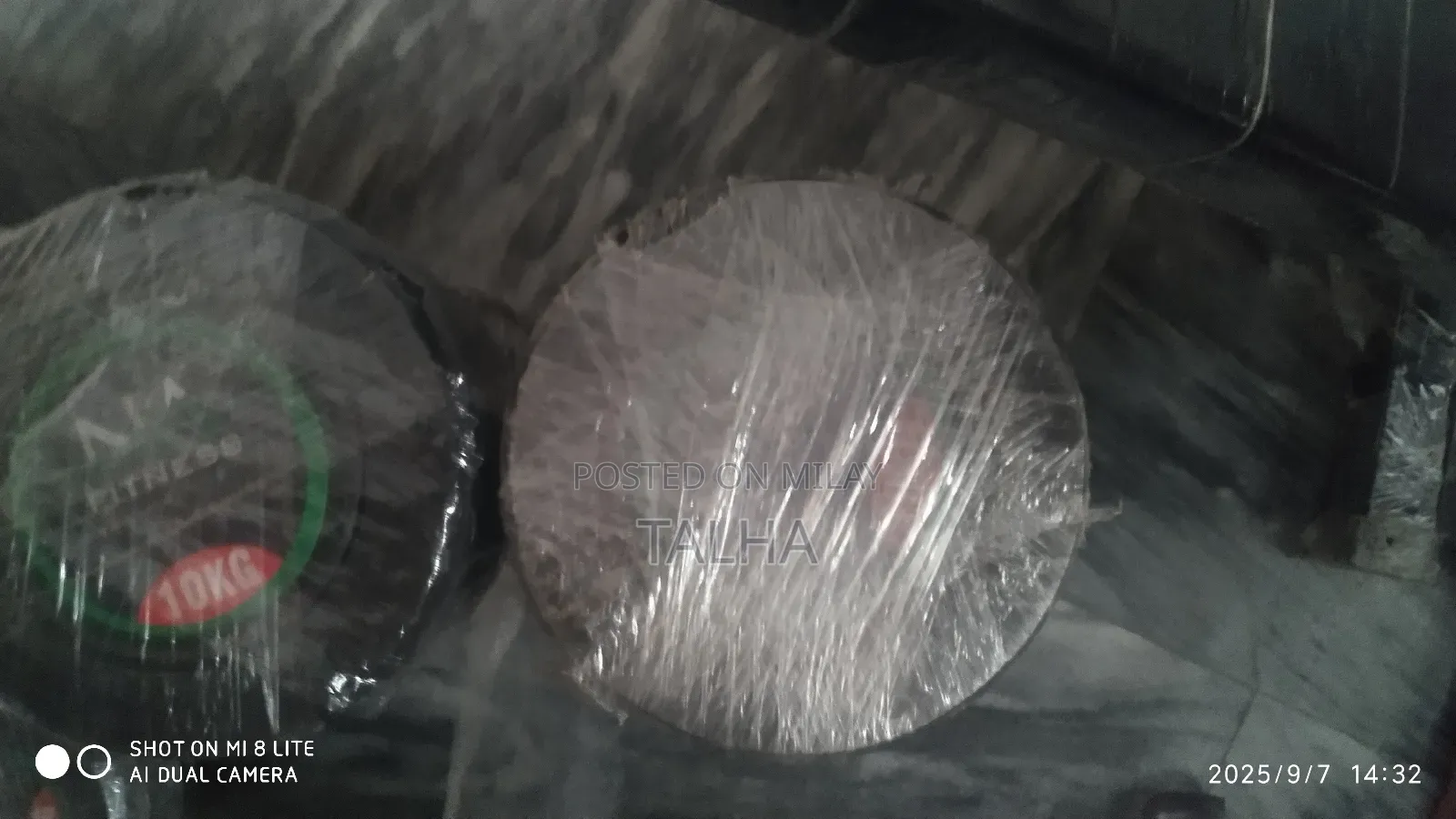 10kg Rubber Coated Dumbell Pair