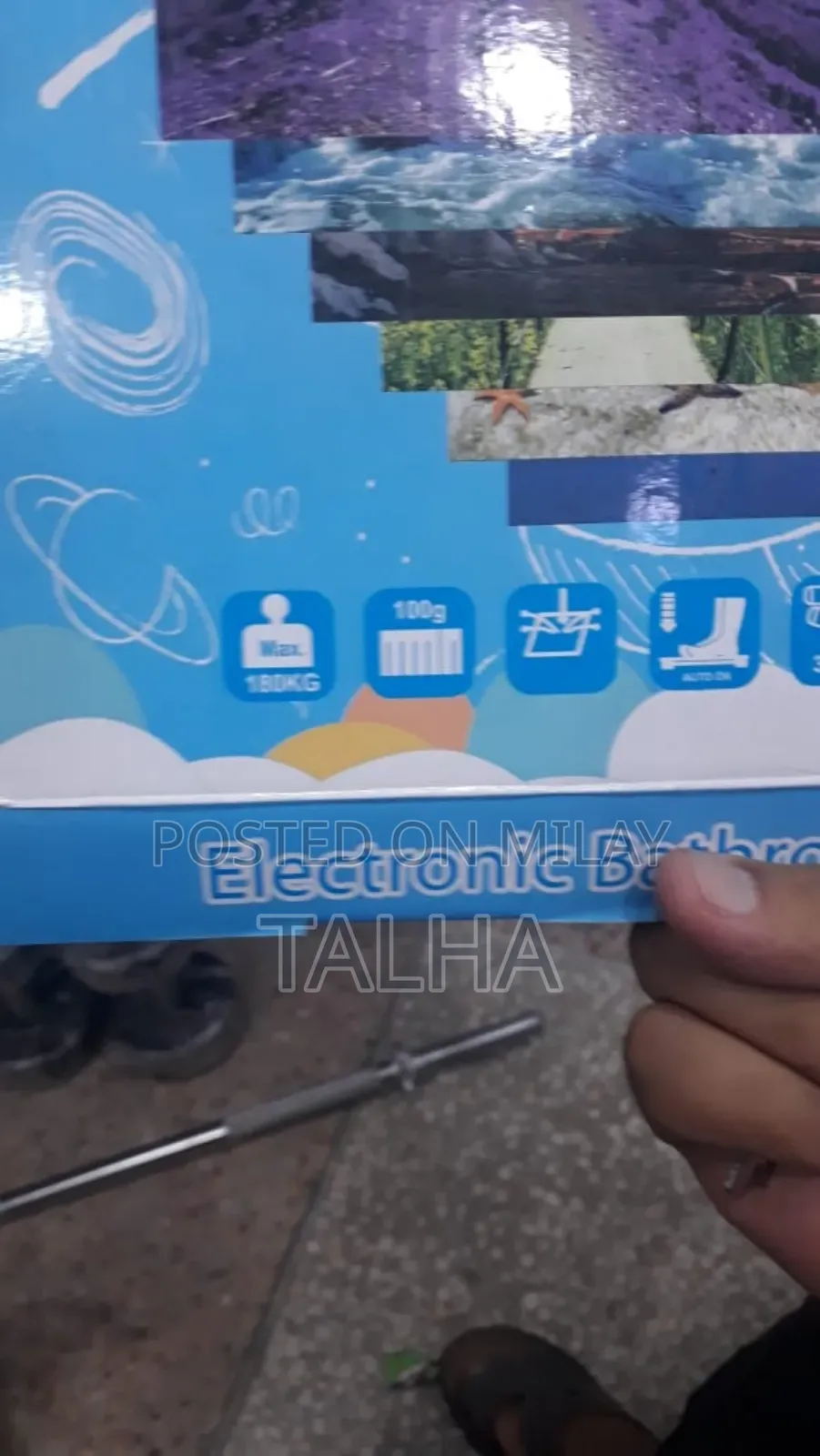 Weight Machine Digital Numbers