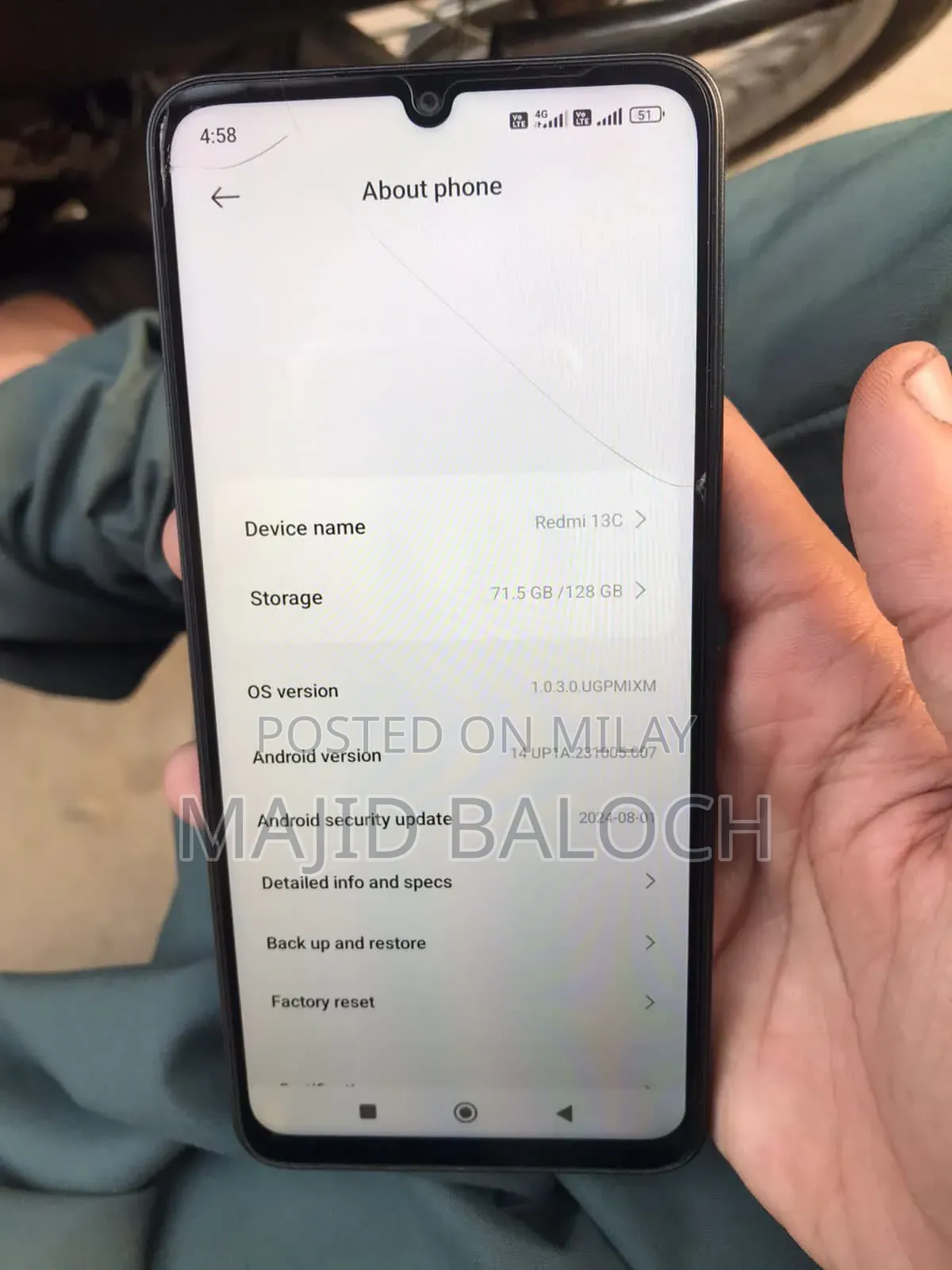 New Xiaomi Redmi 13C 128 GB Black