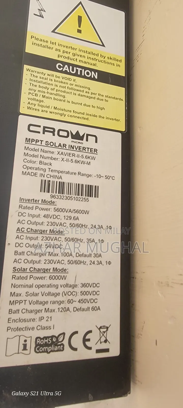 Solar Inverter 5.6kw