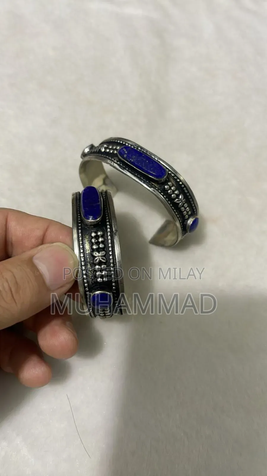 Antique Silver Plated Hand Bracelet