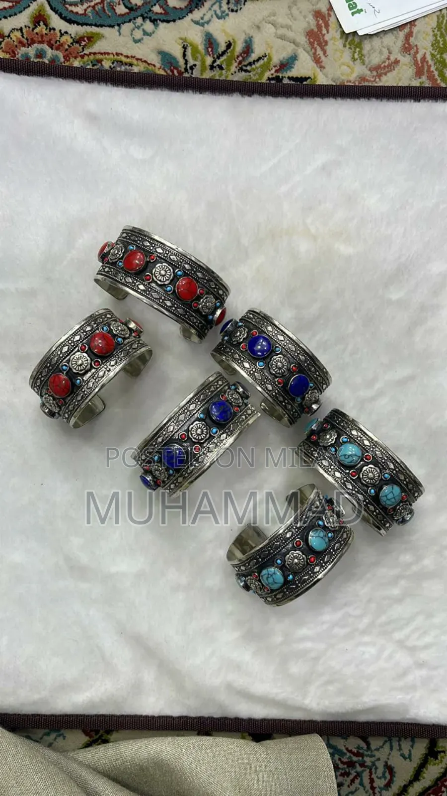 Antique Silver Plated Hand Bracelet