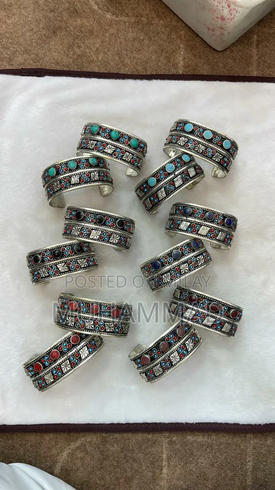 Antique Silver Plated Hand Bracelet