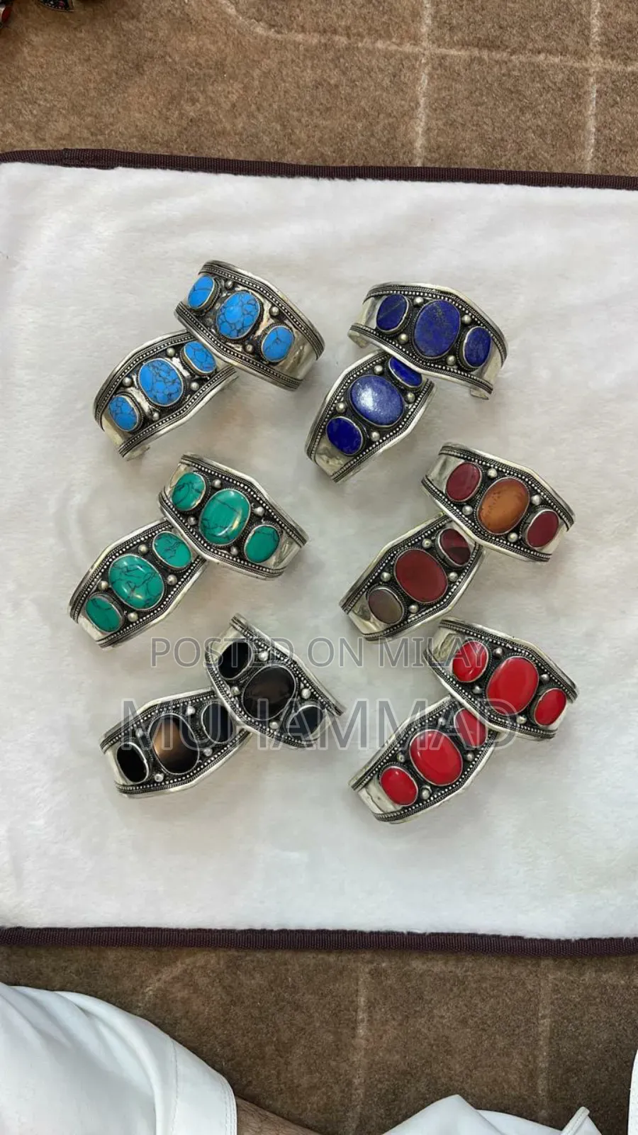 Antique Silver Plated Hand Bracelet