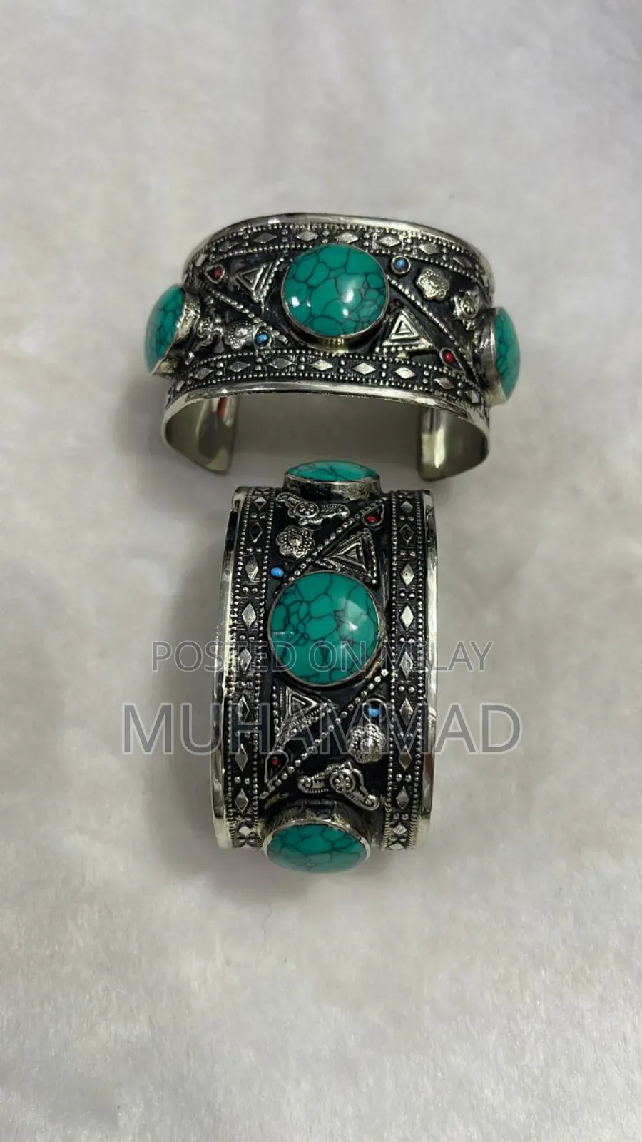 Antique Silver Plated Hand Bracelet