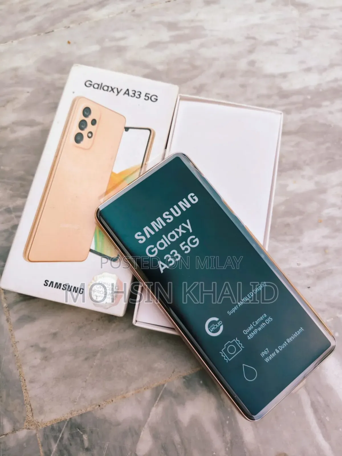 New Samsung Galaxy A33 5G 128 GB Rose Gold