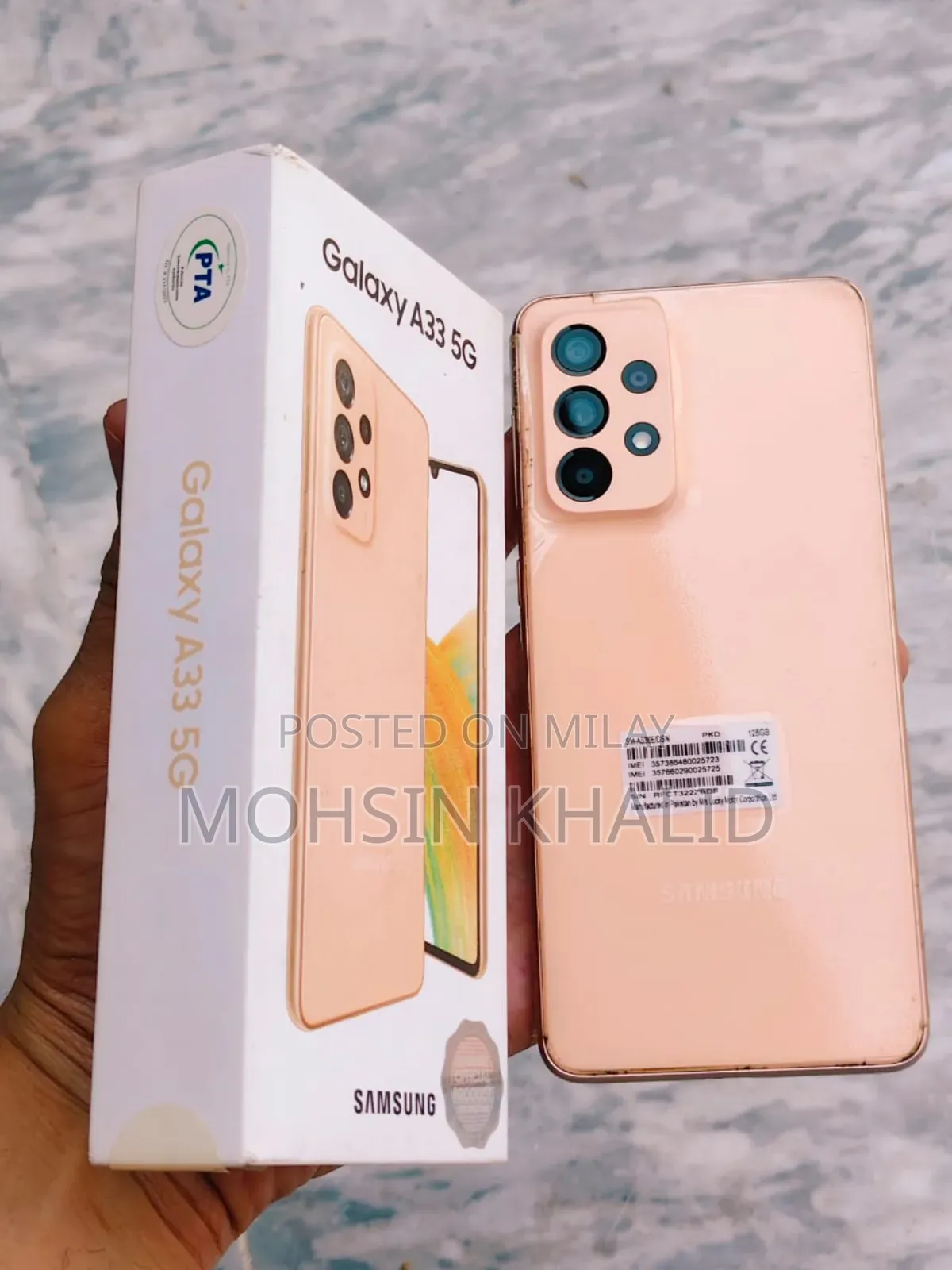 New Samsung Galaxy A33 5G 128 GB Rose Gold