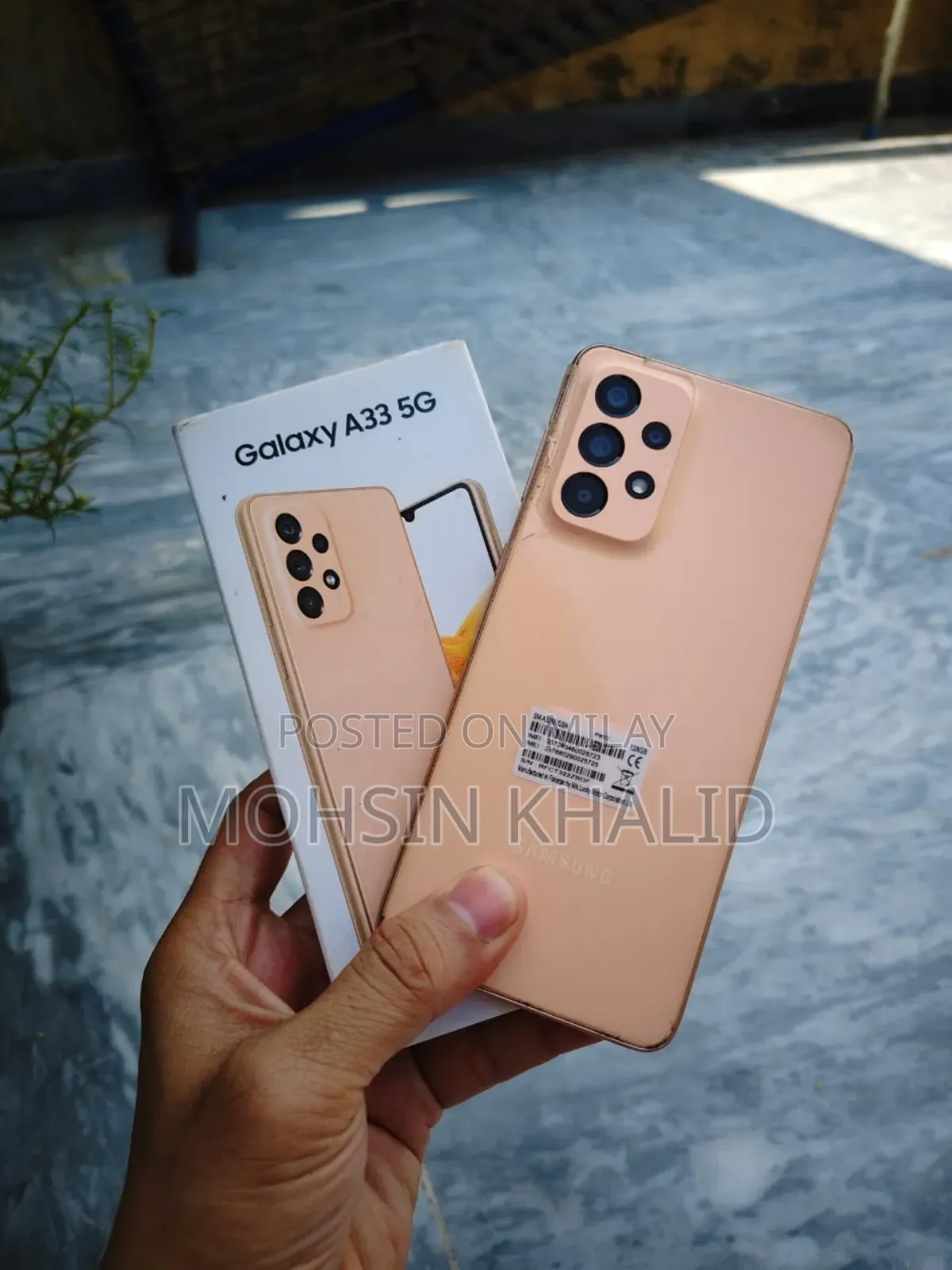 New Samsung Galaxy A33 5G 128 GB Rose Gold