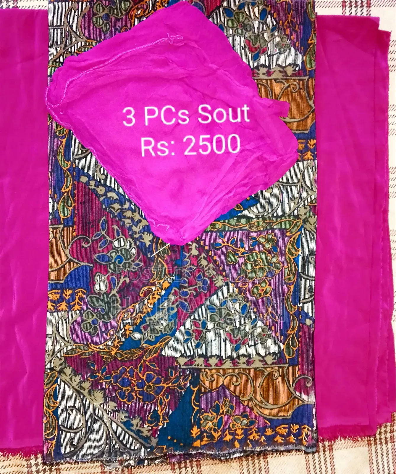 Imported Silk Loun 2 PCS 3 PCS Sout Available Hain