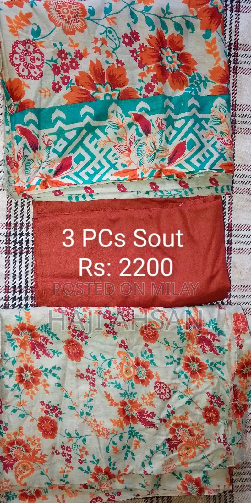 Imported Silk Loun 2 PCS 3 PCS Sout Available Hain