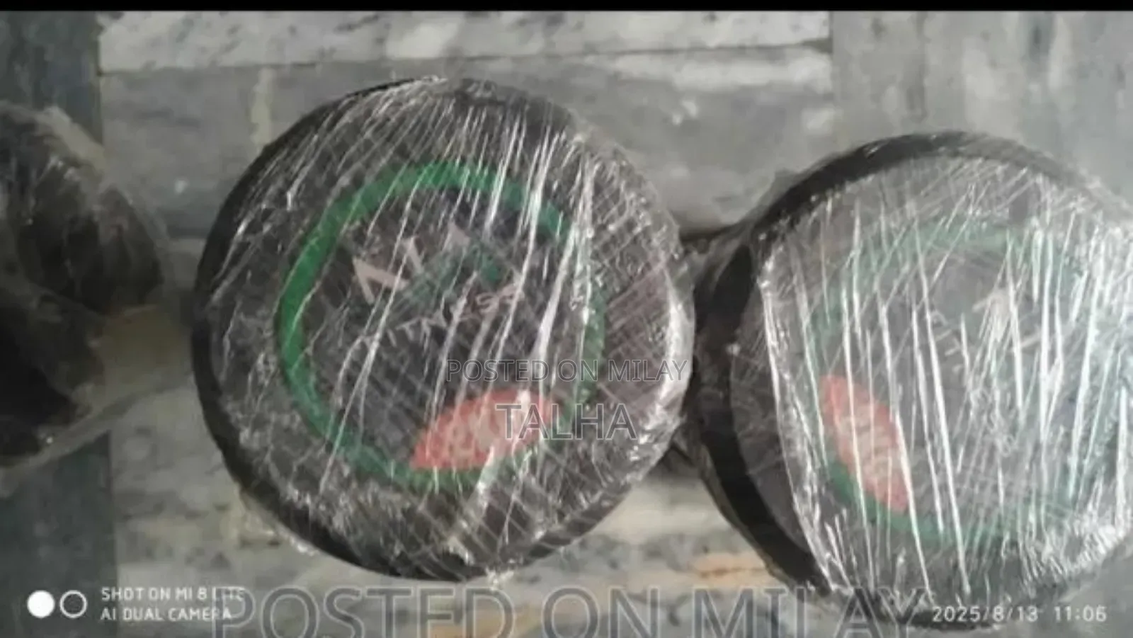 2kg Rubber Dumbells Pair