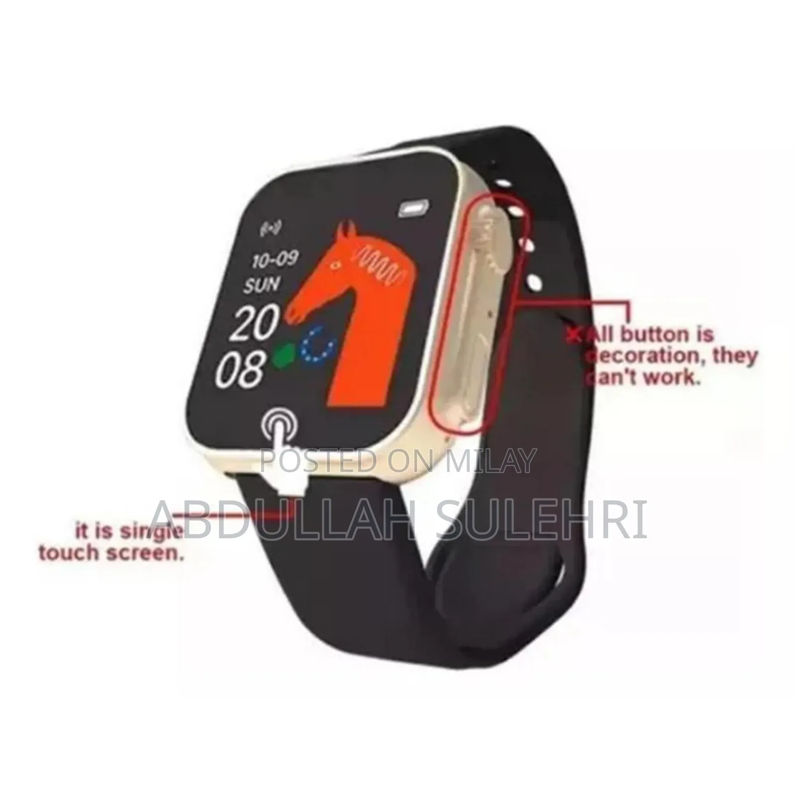 D20 Smartwatch Cash on Delivery All Pakistan