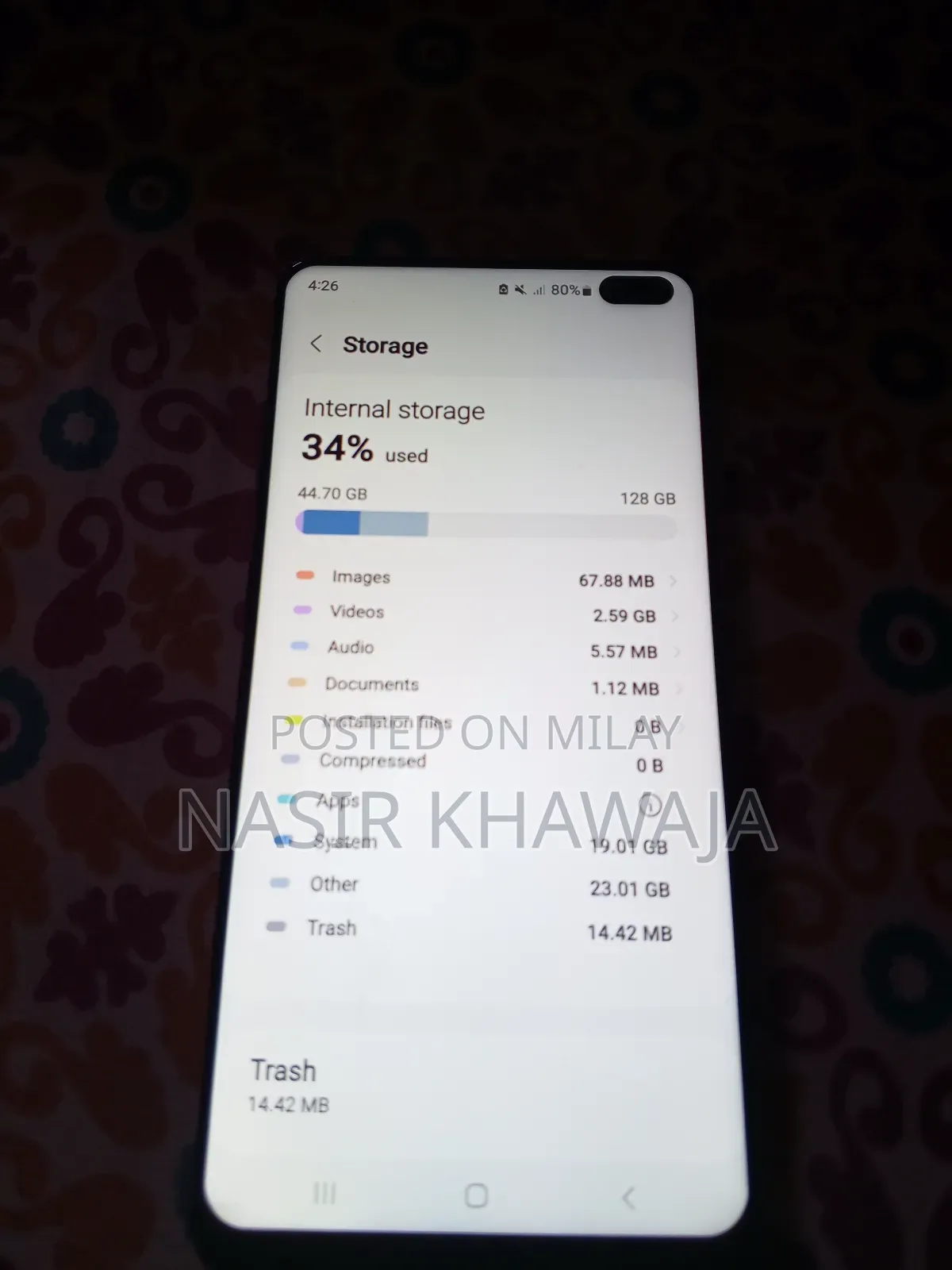 Samsung Galaxy S10 Plus 128 GB Black