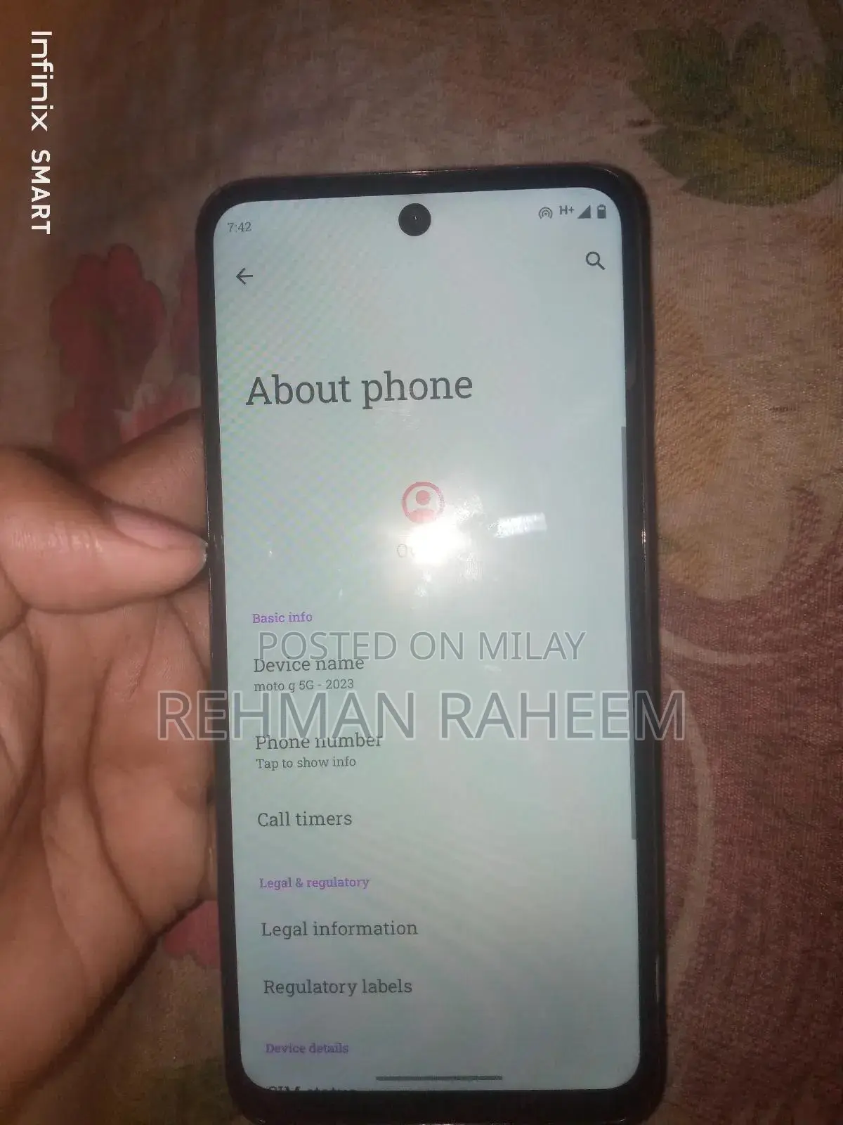 New Motorola Moto G 5G 128 GB Black