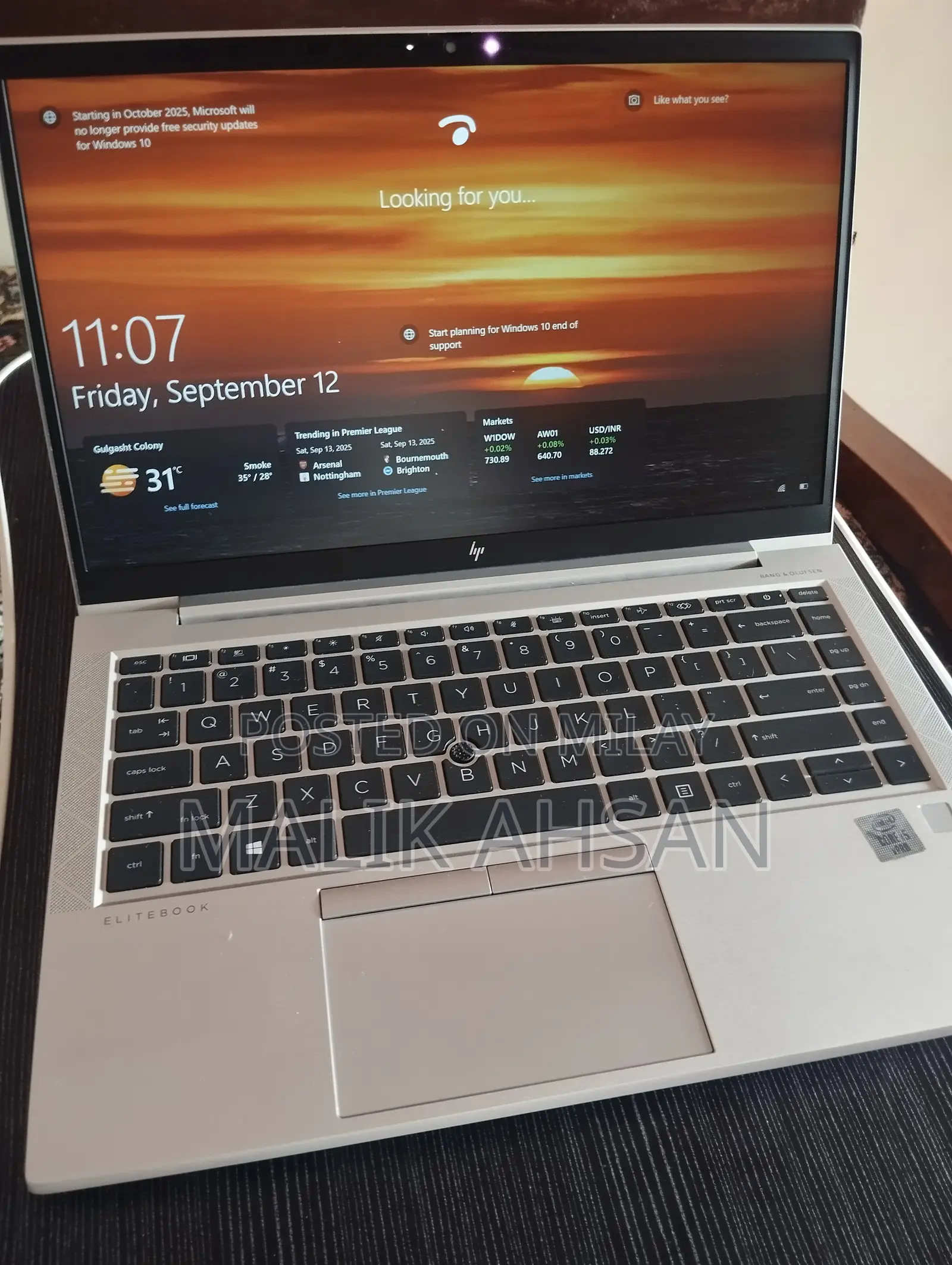 Laptop HP EliteBook 840 G7 16GB Intel Core I5 SSD 250GB