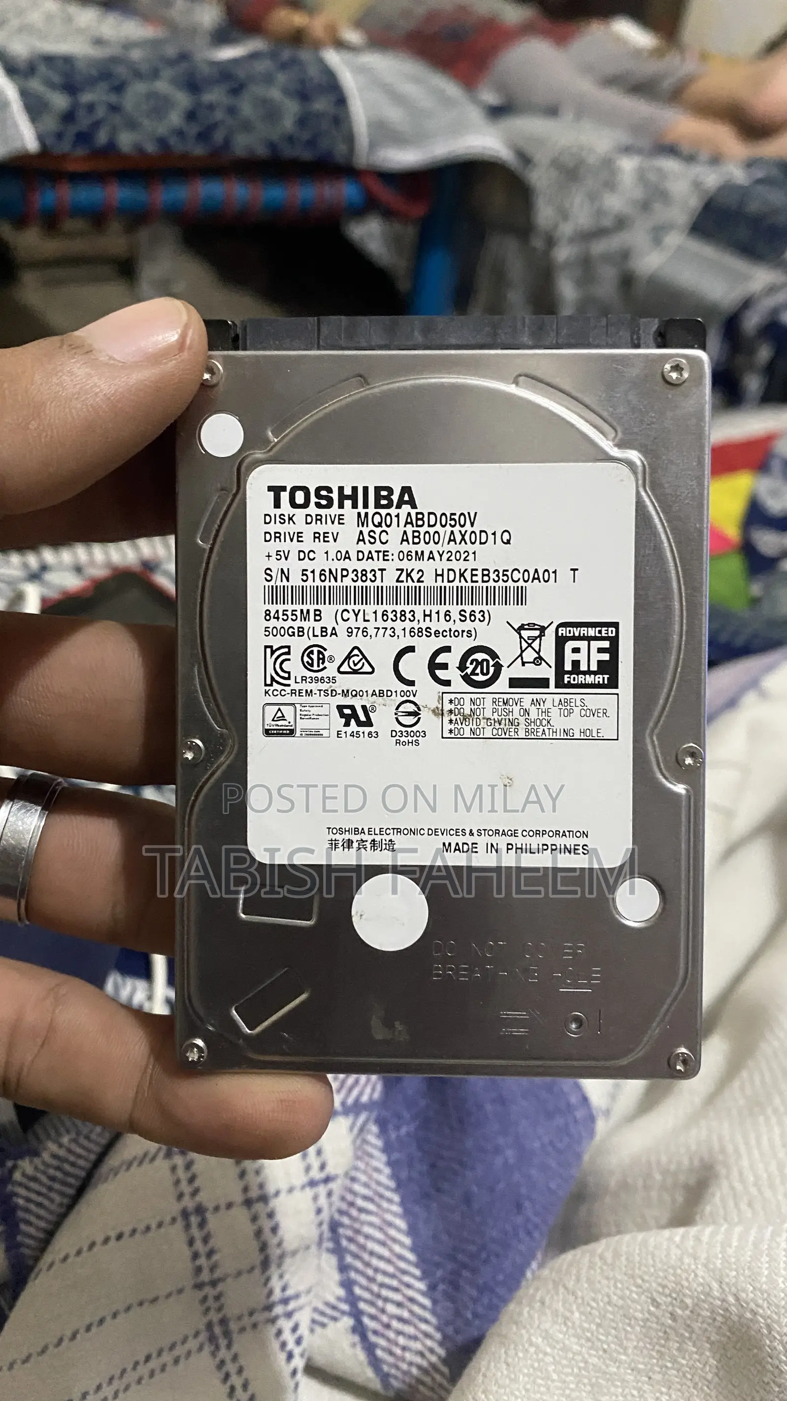 Toshiba 500 Gb Hard