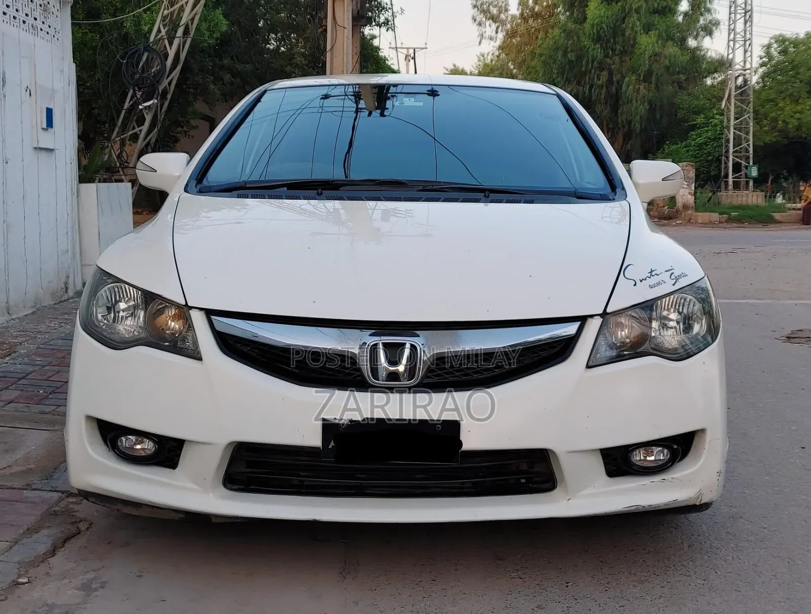 Honda Civic Hybrid 2014 White