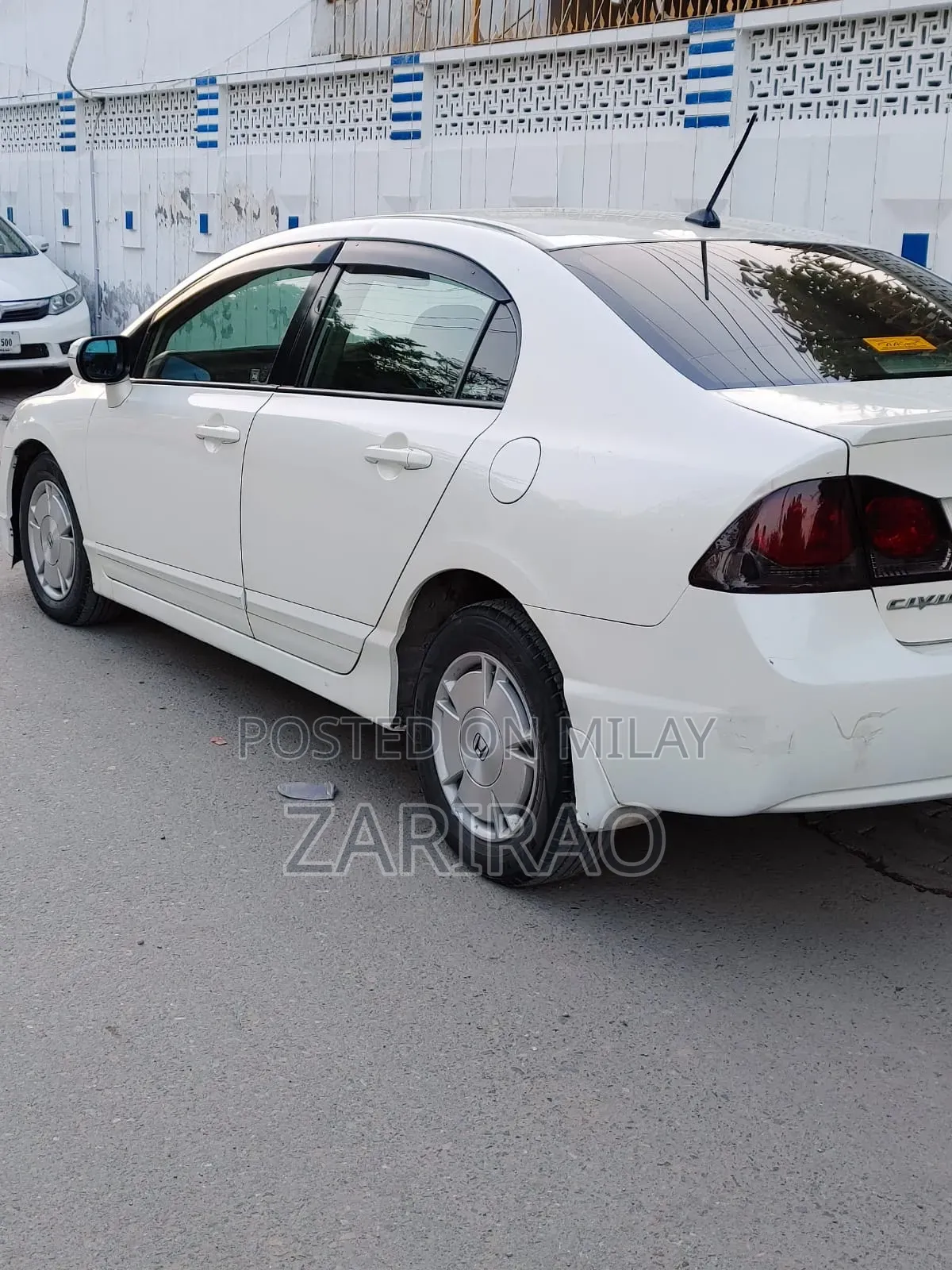 Honda Civic Hybrid 2014 White