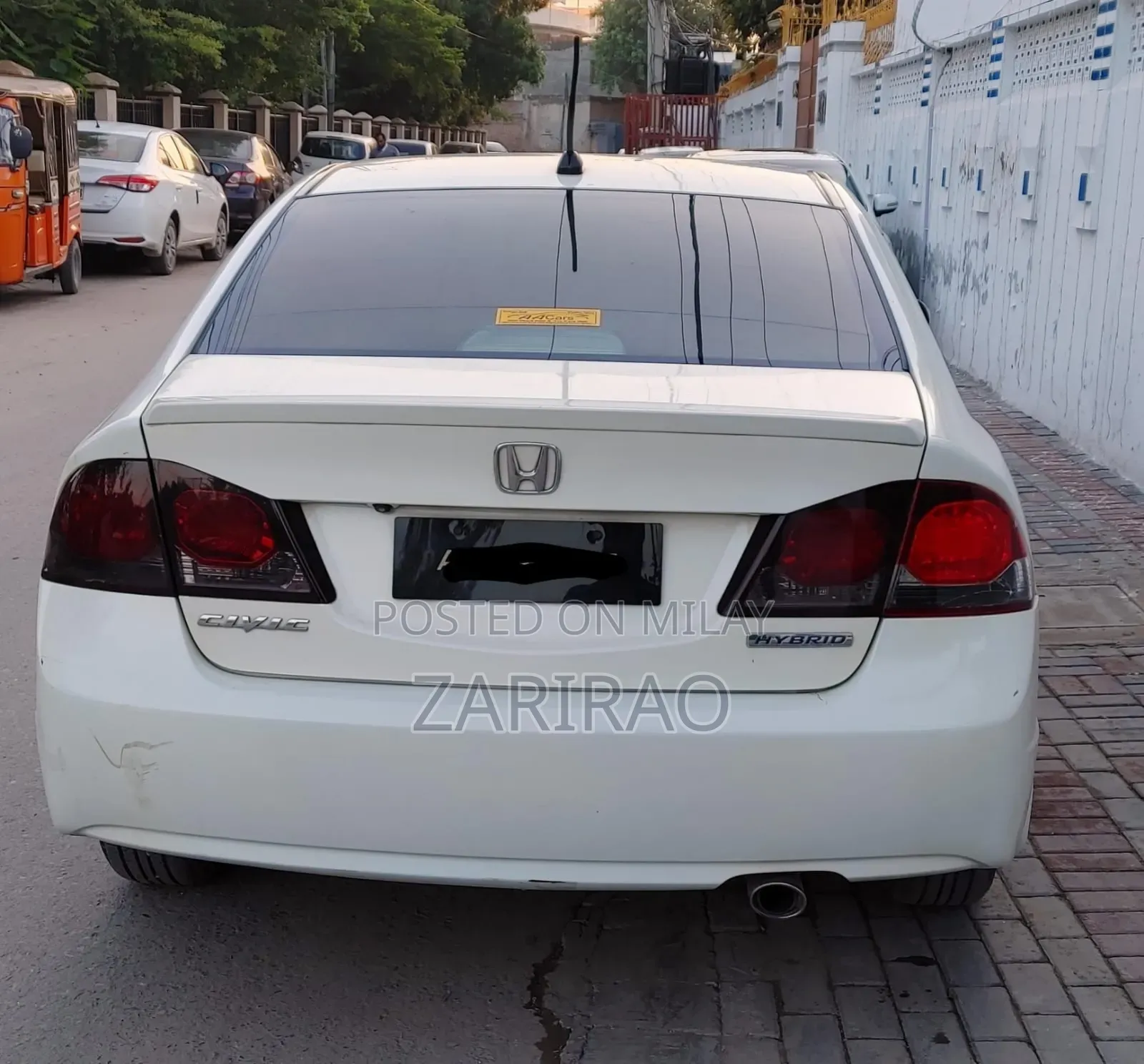 Honda Civic Hybrid 2014 White