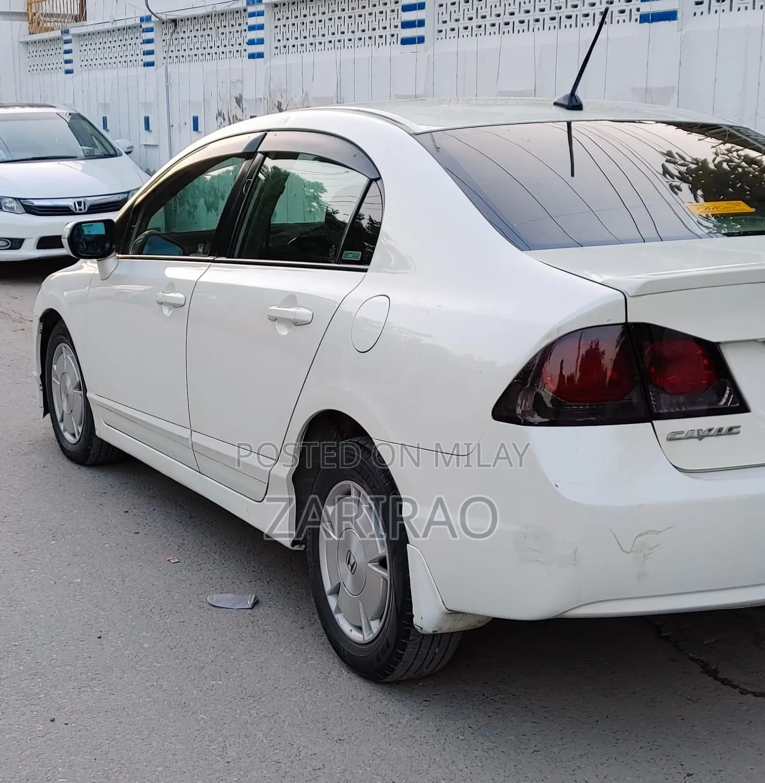 Honda Civic Hybrid 2014 White